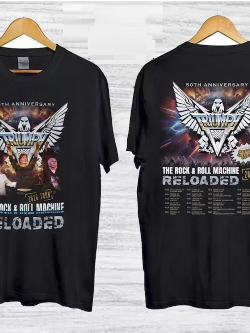 Triumph Band 50th Anniversary 2026 Tour T-Shirt  257